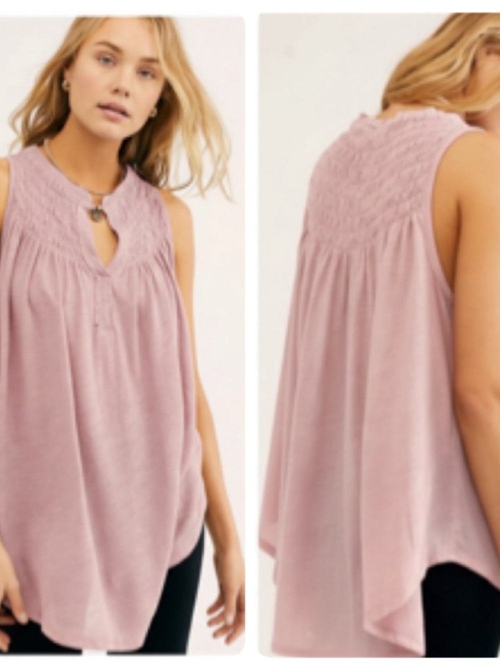 FREE PEOPLE NEW TO TOWN TANK TOP